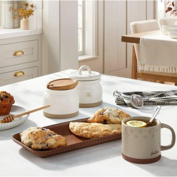 Hearth & Hand with Magnolia 13oz Stoneware Gratitude Mug in Warm Gray - Picture 8 of 8